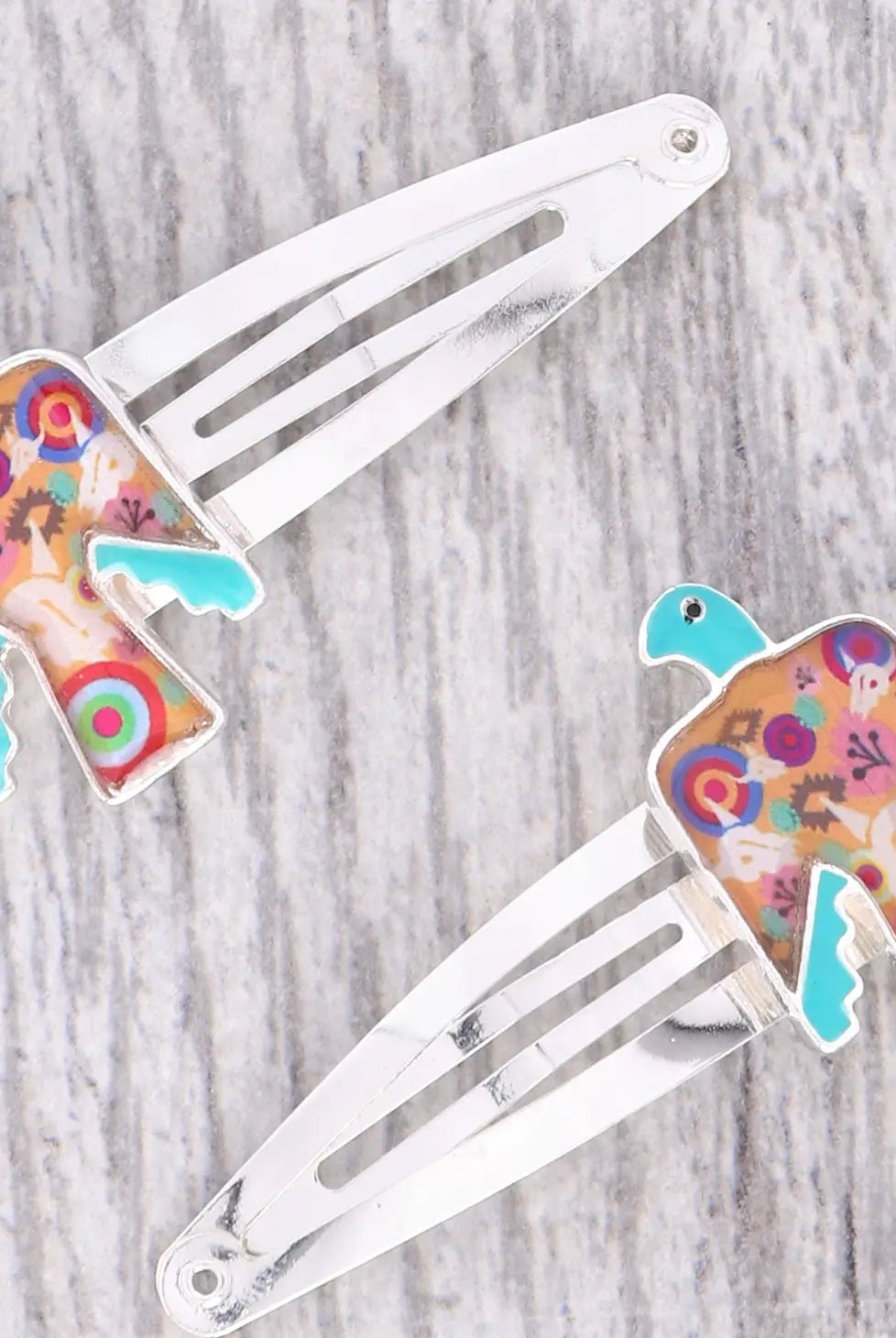 Western Thunderbird Hair Clips 2 piece set - Deadwood South Boutique & Company LLC