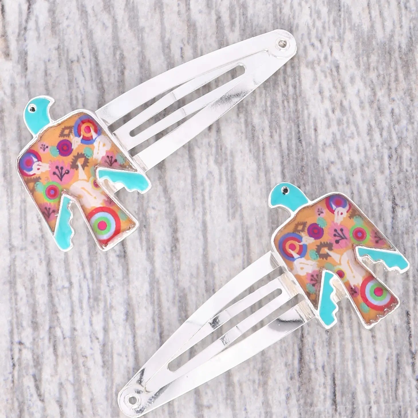 Western Thunderbird Hair Clips 2 piece set - Deadwood South Boutique & Company LLC