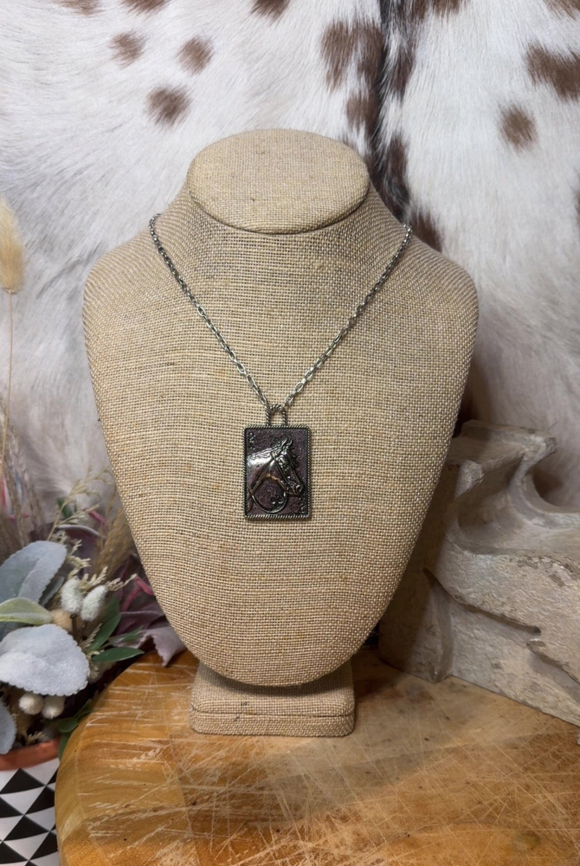 Whoa Pony Necklace - Deadwood South Boutique & Company LLC