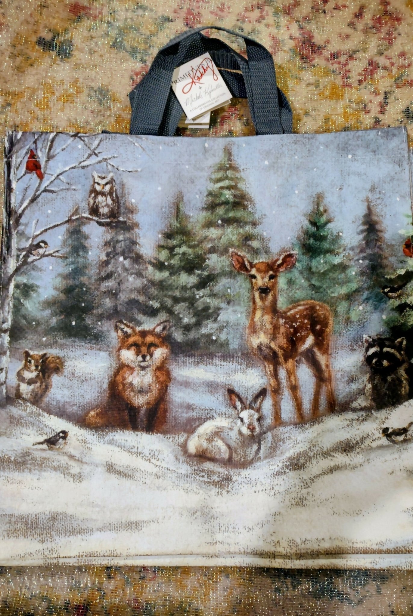 Winter Friends Tote - Deadwood South Boutique & Company LLC