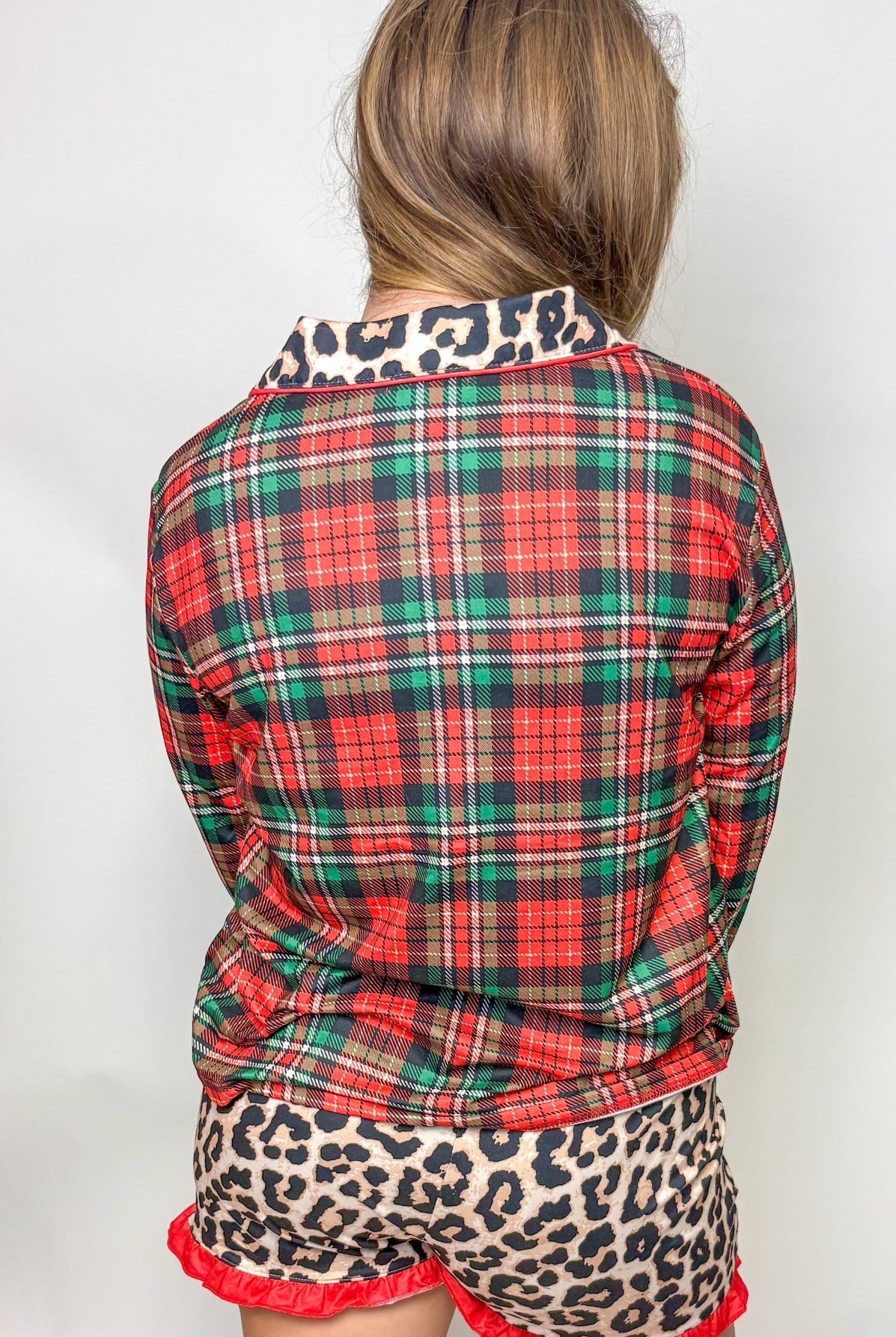 Wrapped In Safari Chic Plaid PJ'S - Deadwood South Boutique & Company LLC