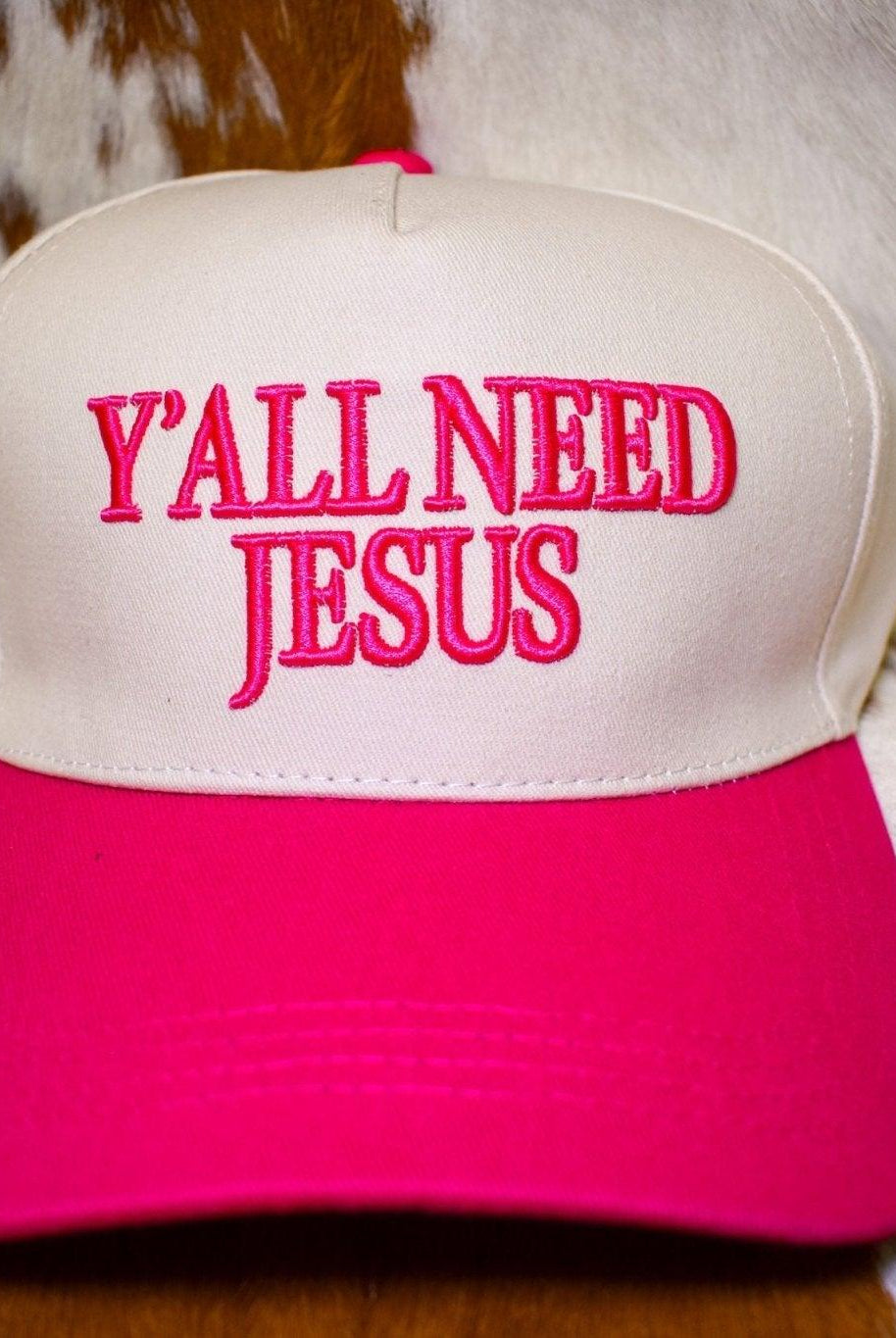 Yall Need Jesus Trucker Cap - Deadwood South Boutique & Company LLC