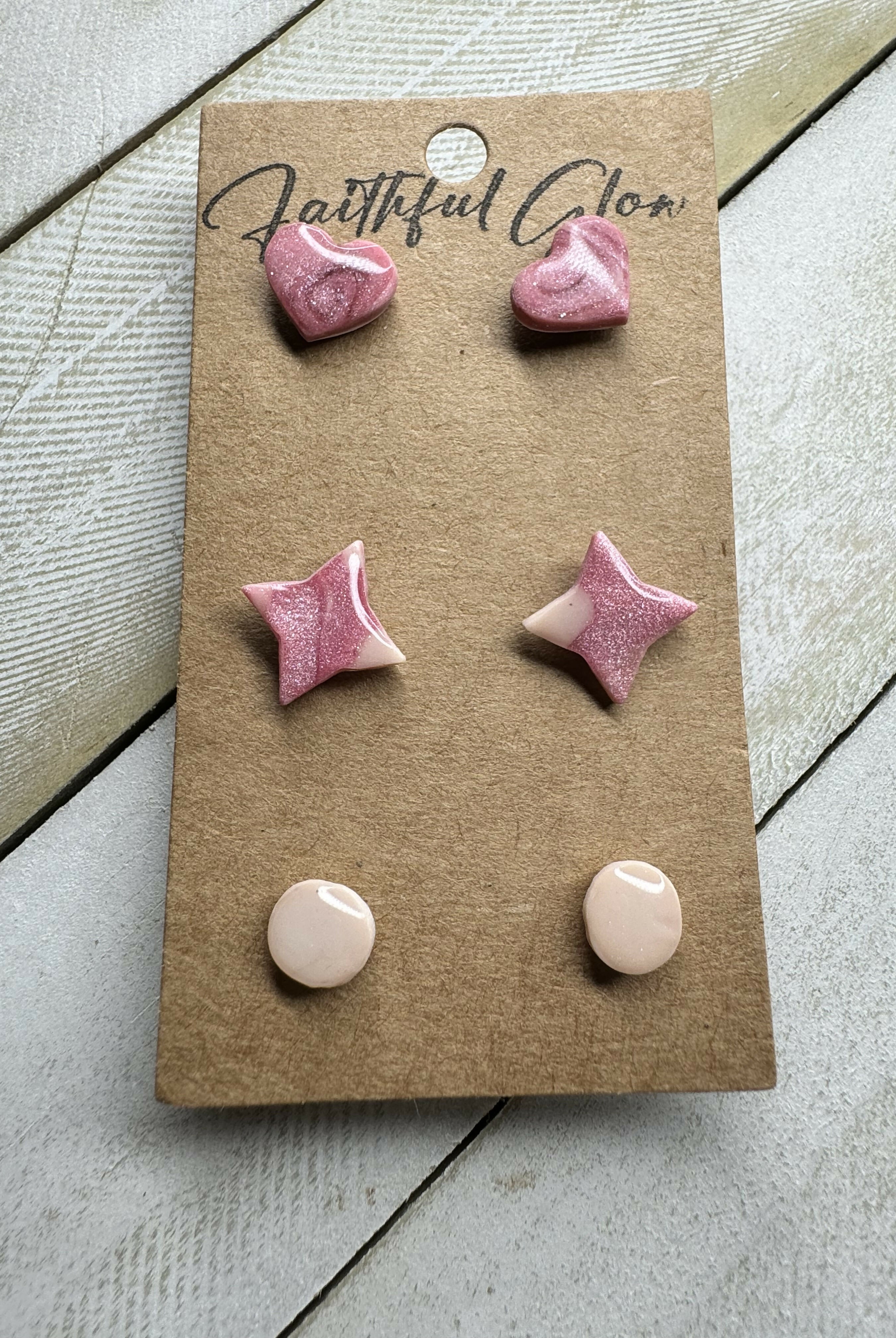 Lovely Stud Trio-Jewelry-Faithful Glow-Deadwood South Boutique, Women's Fashion Boutique in Henderson, TX