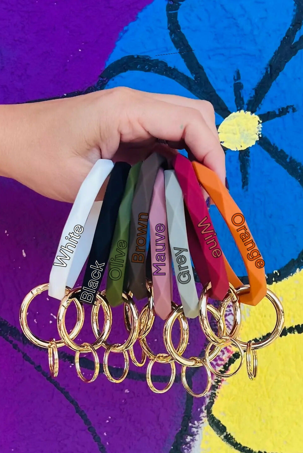 Silicone Keychain Bracelet-Key Chain-Faithful Glow-Deadwood South Boutique, Women's Fashion Boutique in Henderson, TX