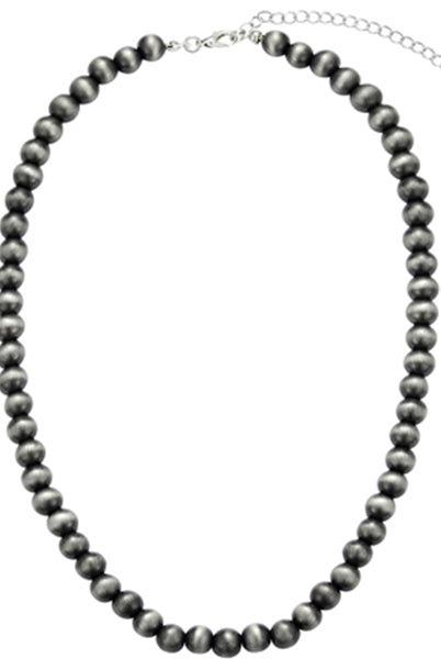 8MM Fashion Navajo Pearl Necklace-Necklaces-Deadwood South Boutique & Company-Deadwood South Boutique, Women's Fashion Boutique in Henderson, TX