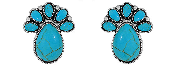 Gypsy Gem Fashion Stud Earrings-Earrings-Deadwood South Boutique & Company-Deadwood South Boutique, Women's Fashion Boutique in Henderson, TX