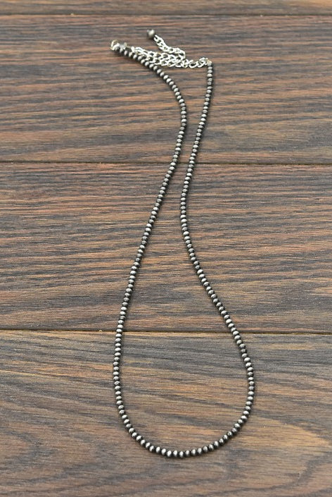 The Kylie 4mm Navajo Pearl Fashion Necklace-Necklaces-Deadwood South Boutique & Company-Deadwood South Boutique, Women's Fashion Boutique in Henderson, TX