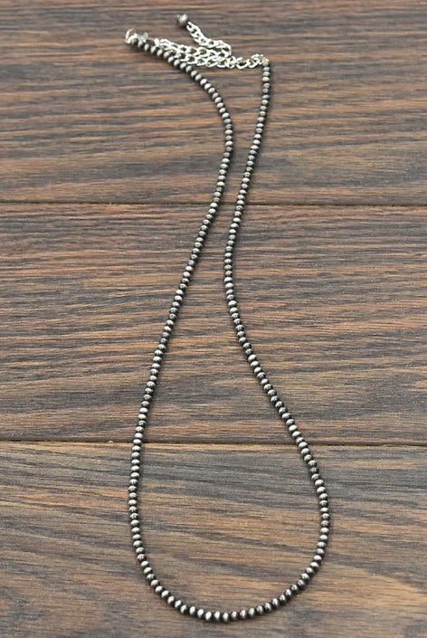 The Maggie 4mm 30in Navajo Pearl Fashion Necklace-Necklaces-Deadwood South Boutique & Company-Deadwood South Boutique, Women's Fashion Boutique in Henderson, TX
