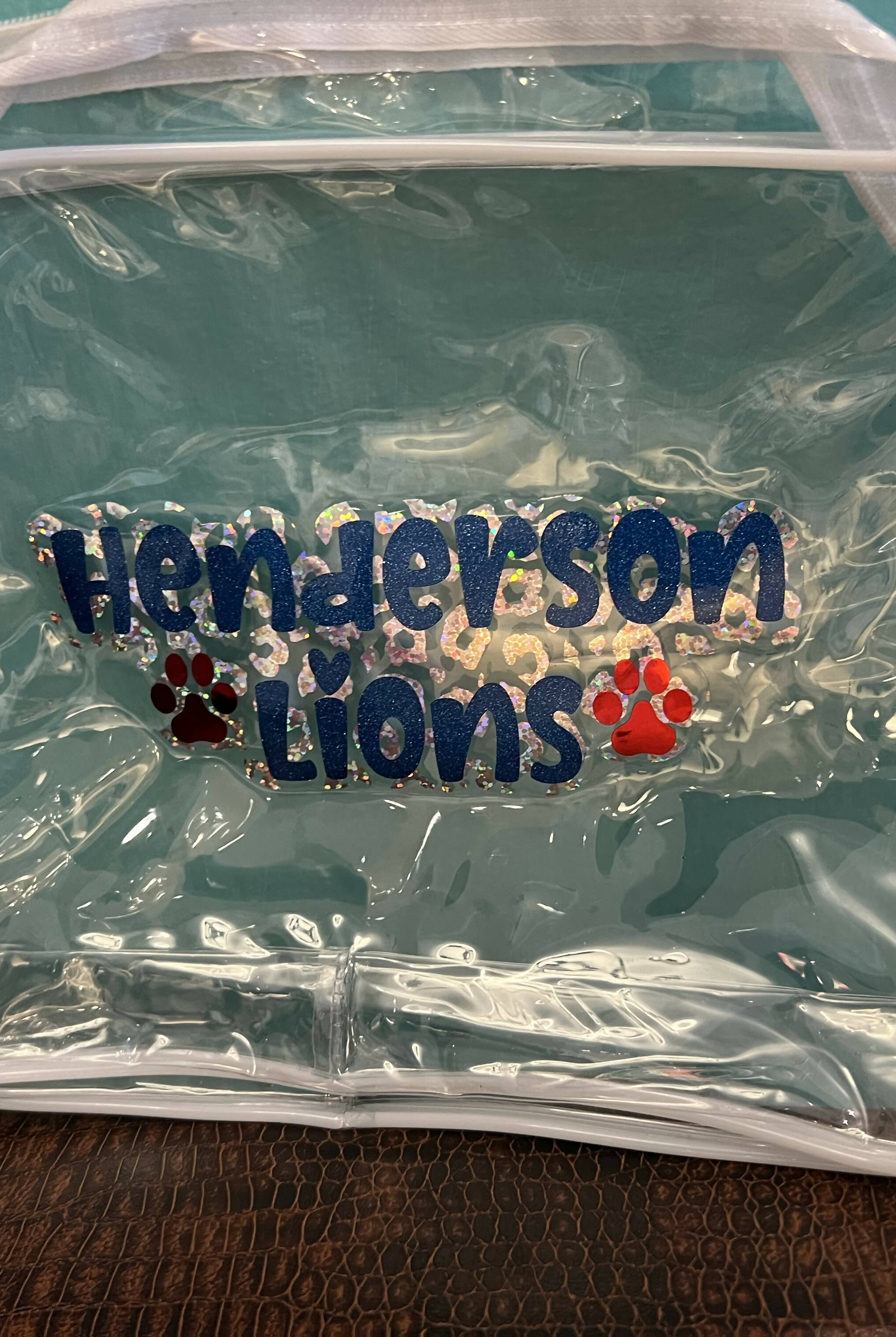 Henderson Lions Makeup Bag Large-Makeup-Faithful Glow-Deadwood South Boutique, Women's Fashion Boutique in Henderson, TX