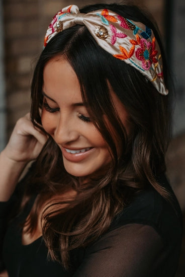 The Embroidered Headband-Headbands-Deadwood South Boutique & Company-Deadwood South Boutique, Women's Fashion Boutique in Henderson, TX