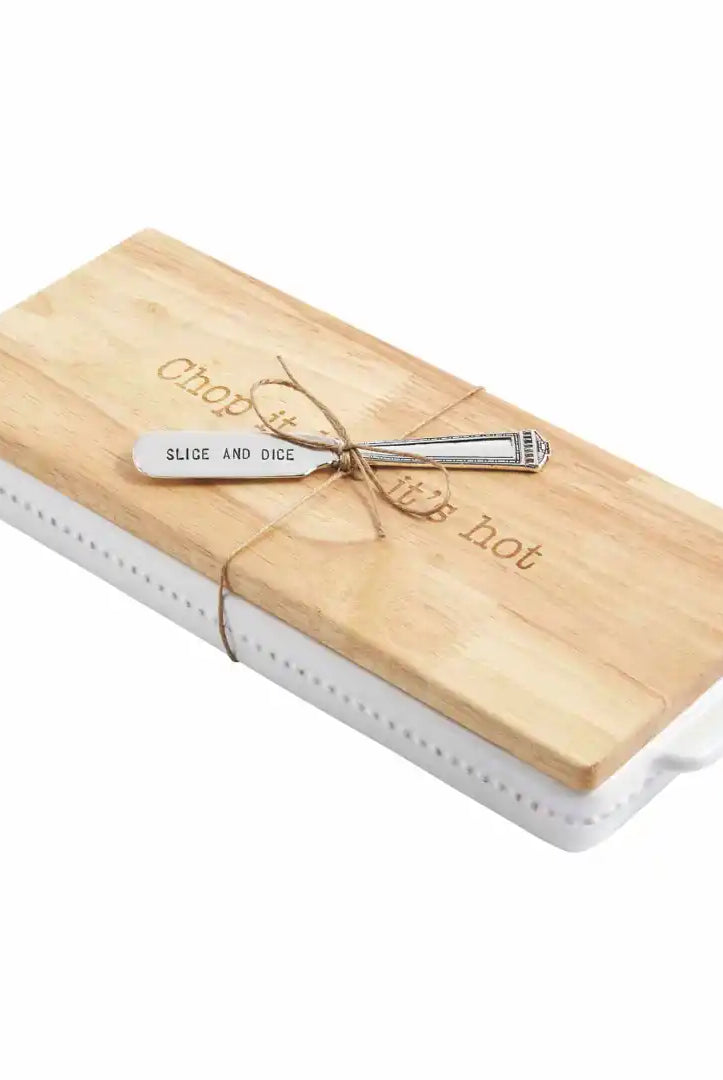 Mud Pie Chop It Tray & Board Set-Home Decor & Gifts-Deadwood South Boutique & Company-Deadwood South Boutique, Women's Fashion Boutique in Henderson, TX