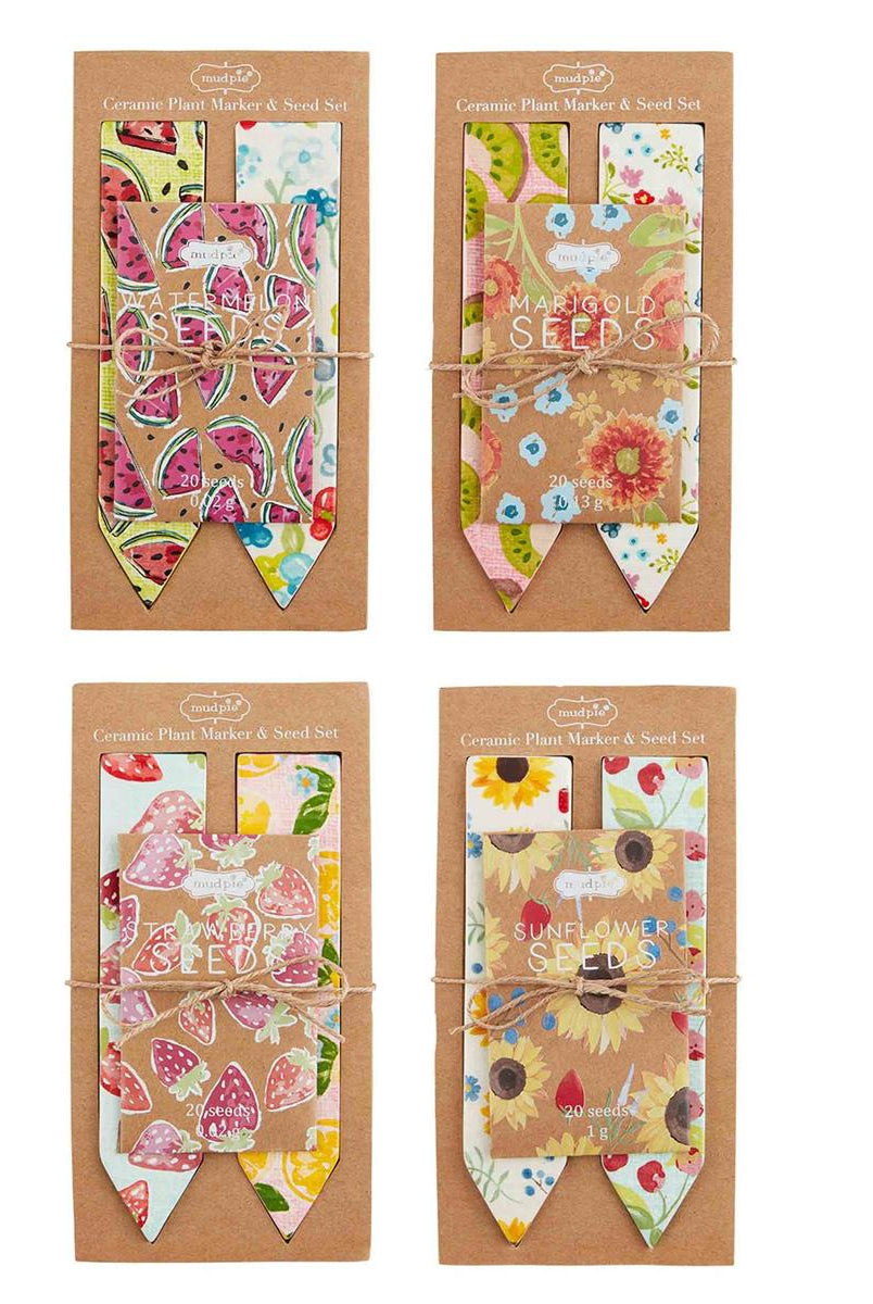 Mud Pie Soil Marker & Seed Packet Sets-Home Decor & Gifts-Deadwood South Boutique & Company-Deadwood South Boutique, Women's Fashion Boutique in Henderson, TX