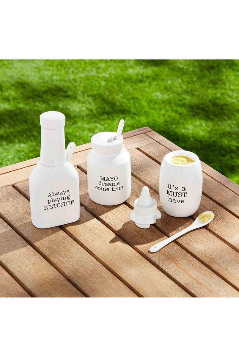 Mud Pie BBQ Condiment Holders-Home Decor & Gifts-Deadwood South Boutique & Company-Deadwood South Boutique, Women's Fashion Boutique in Henderson, TX