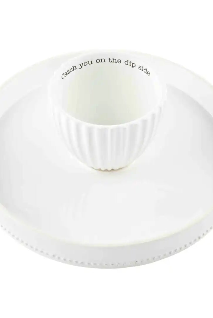 Mud Pie Reversal Pedestal Chip N Dip Set-Home Decor & Gifts-Deadwood South Boutique & Company-Deadwood South Boutique, Women's Fashion Boutique in Henderson, TX