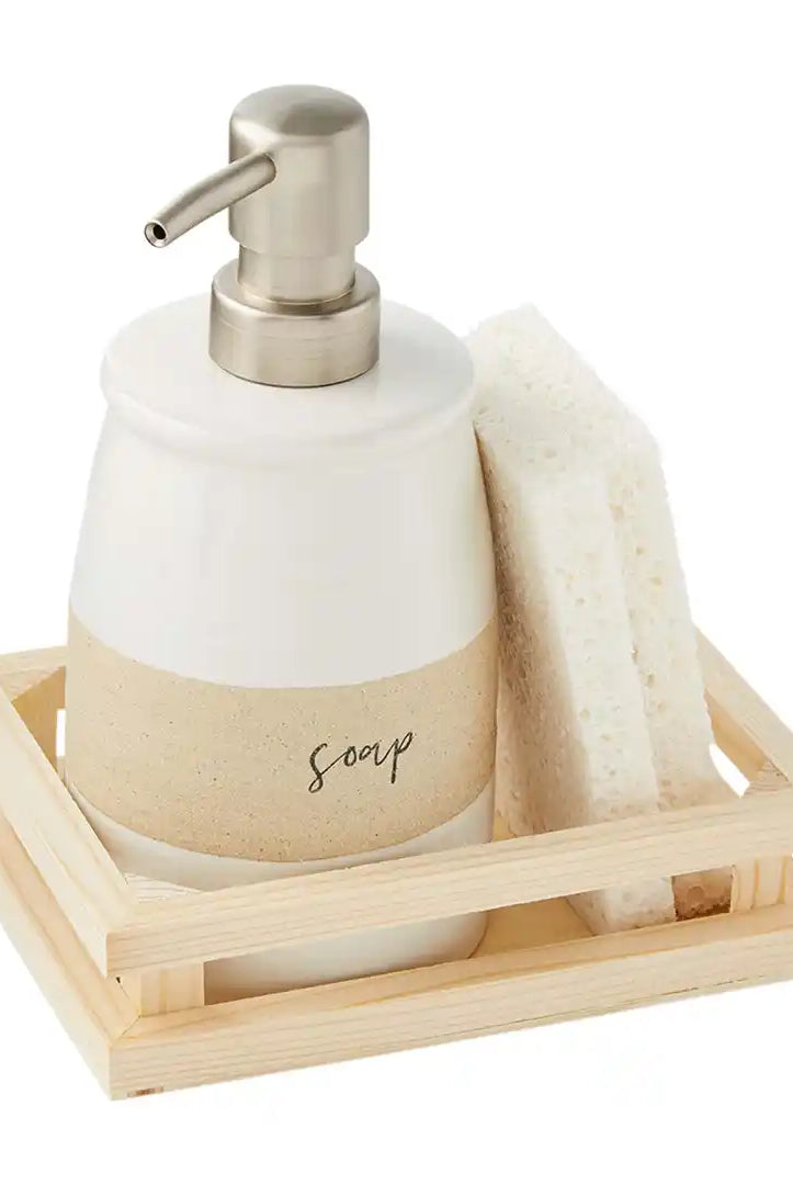 Mud Pie Soap & Sponge Crate Set-Home Decor & Gifts-Deadwood South Boutique & Company-Deadwood South Boutique, Women's Fashion Boutique in Henderson, TX