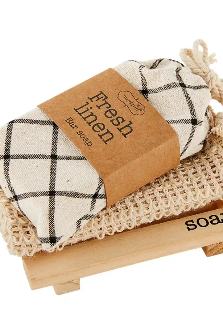 Mud Pie Check Soap Set-Home Decor & Gifts-Deadwood South Boutique & Company-Deadwood South Boutique, Women's Fashion Boutique in Henderson, TX