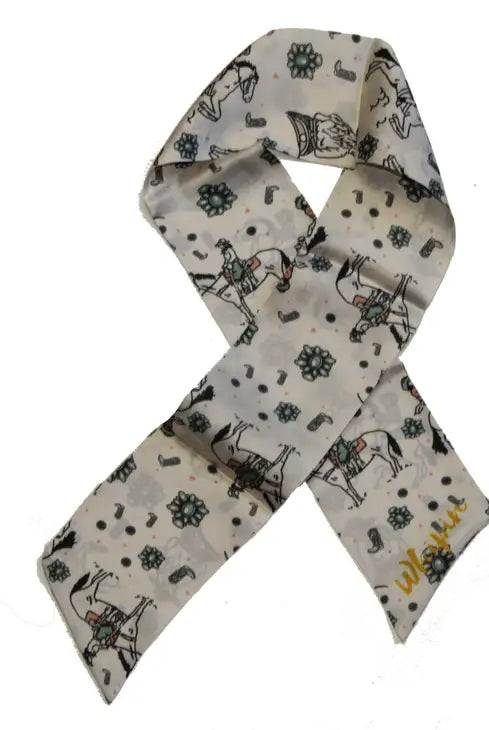 Western Print Twilly-Wild Rags-Deadwood South Boutique & Company-Deadwood South Boutique, Women's Fashion Boutique in Henderson, TX