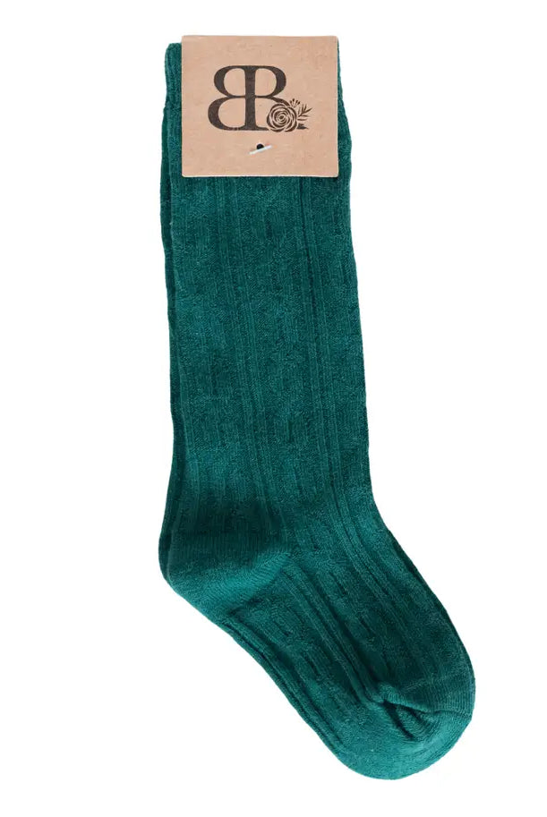 Pepper Knee High Cable Knit Socks-Socks-Deadwood South Boutique-Deadwood South Boutique, Women's Fashion Boutique in Henderson, TX