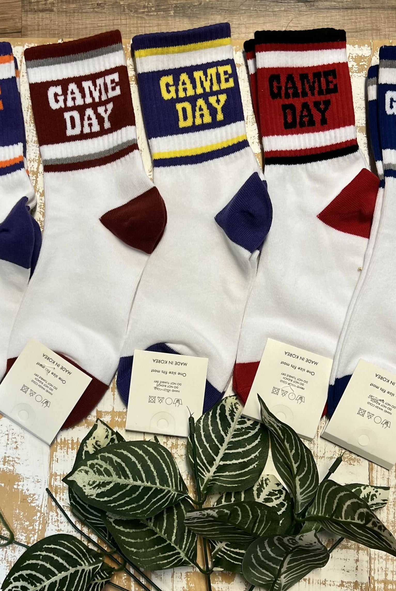 Game Day Socks-Socks-Vintage Cowgirl-Deadwood South Boutique, Women's Fashion Boutique in Henderson, TX