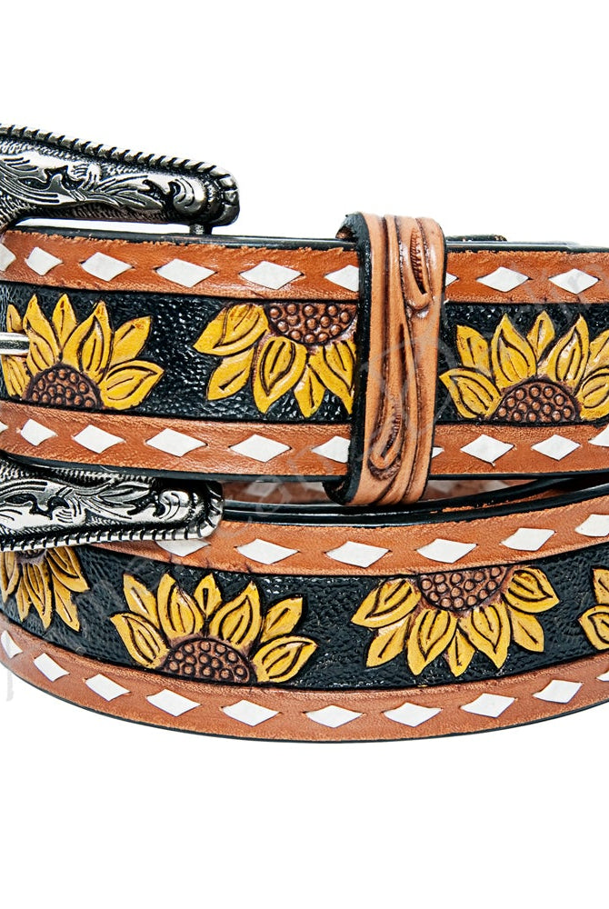 The Sunflowers Belt-Belts-Deadwood South Boutique & Company-Deadwood South Boutique, Women's Fashion Boutique in Henderson, TX