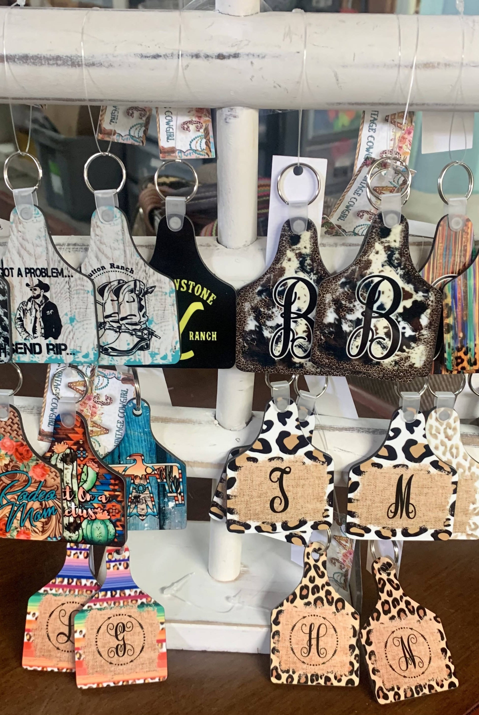 Key Chains-Keychains-Vintage Cowgirl-Deadwood South Boutique, Women's Fashion Boutique in Henderson, TX