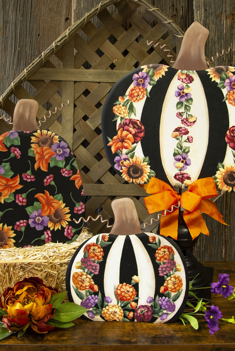 RTC Pumpkins in Bloom Metal Decor-Home Decor-Deadwood South Boutique & Company-Deadwood South Boutique, Women's Fashion Boutique in Henderson, TX