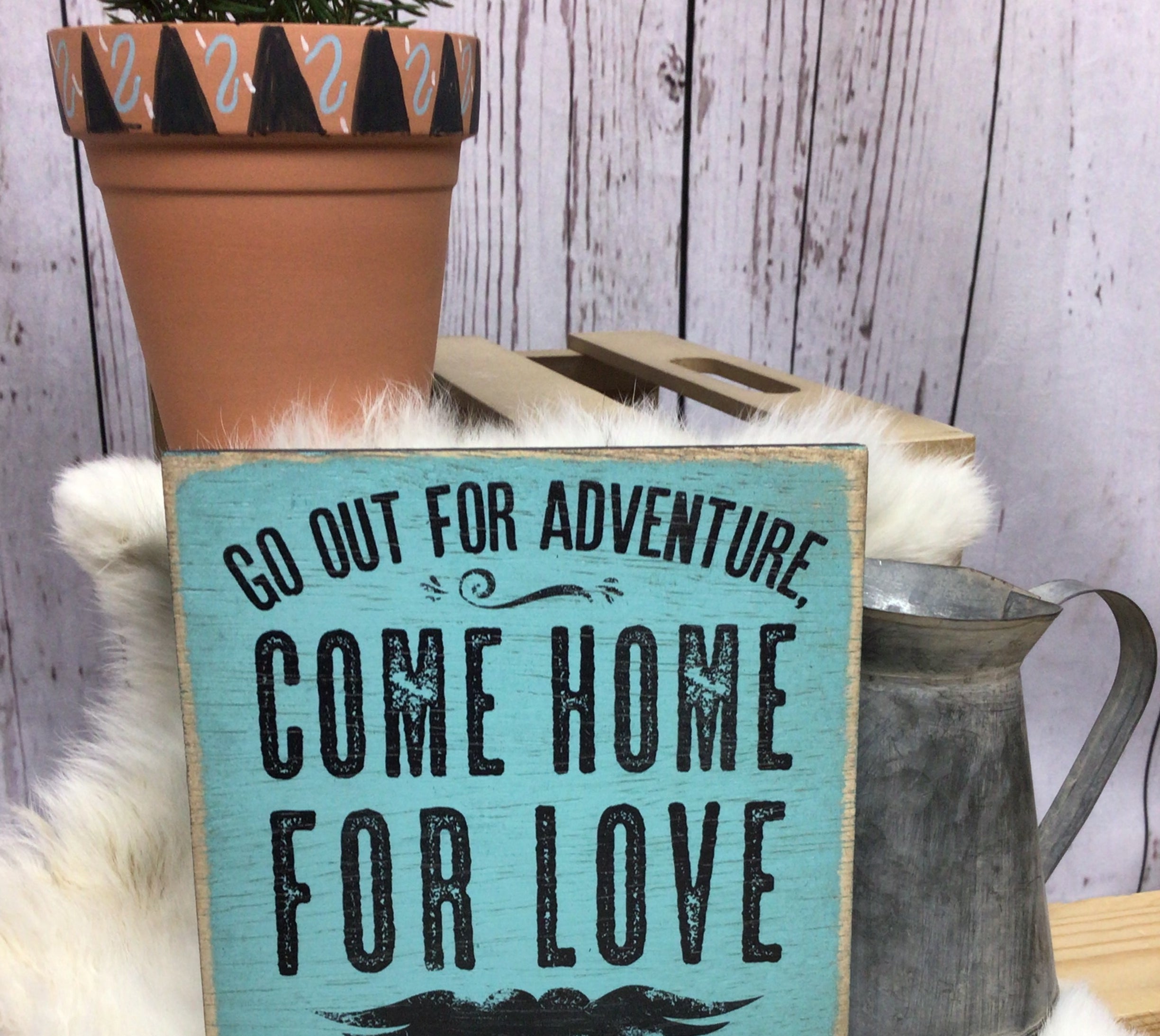 Go Out For An Adventure Sign-Home Decor & Gifts-Deadwood South Boutique & Company-Deadwood South Boutique, Women's Fashion Boutique in Henderson, TX