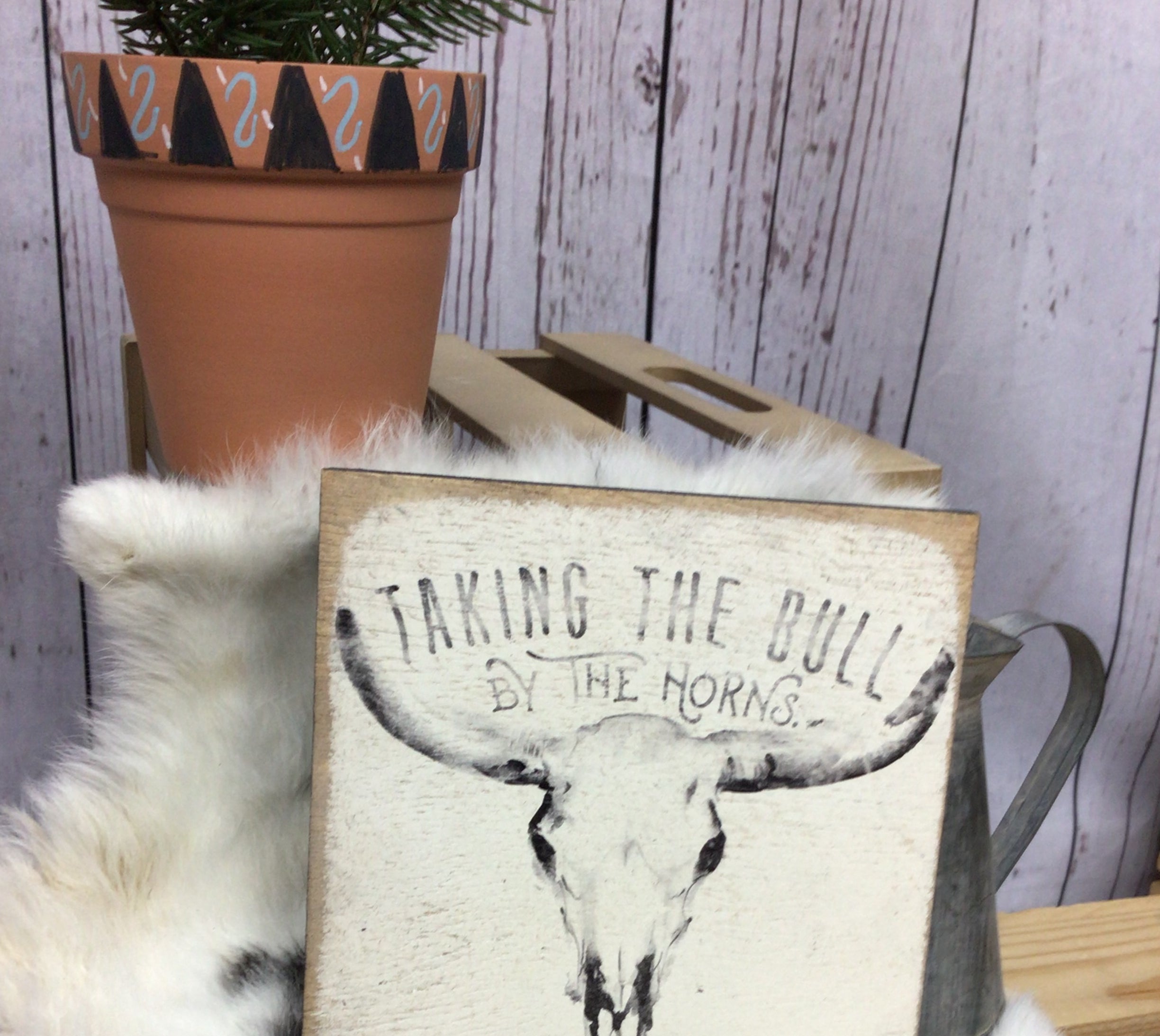 Take The Bulls By The Horn-Home Decor & Gifts-Deadwood South Boutique & Company-Deadwood South Boutique, Women's Fashion Boutique in Henderson, TX