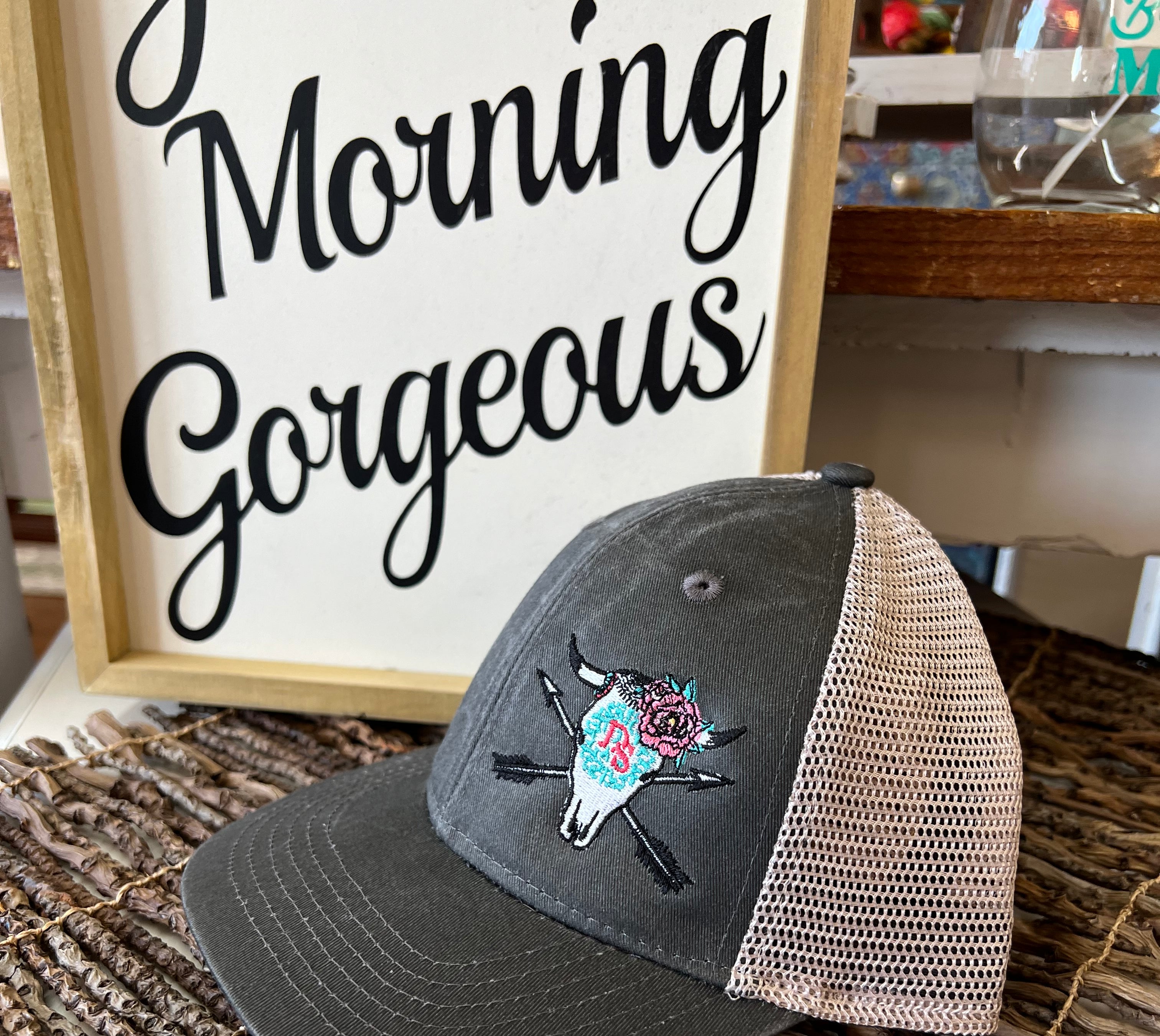 Deadwood South Ponytail Caps-Hats-Deadwood South Boutique & Company-Deadwood South Boutique, Women's Fashion Boutique in Henderson, TX