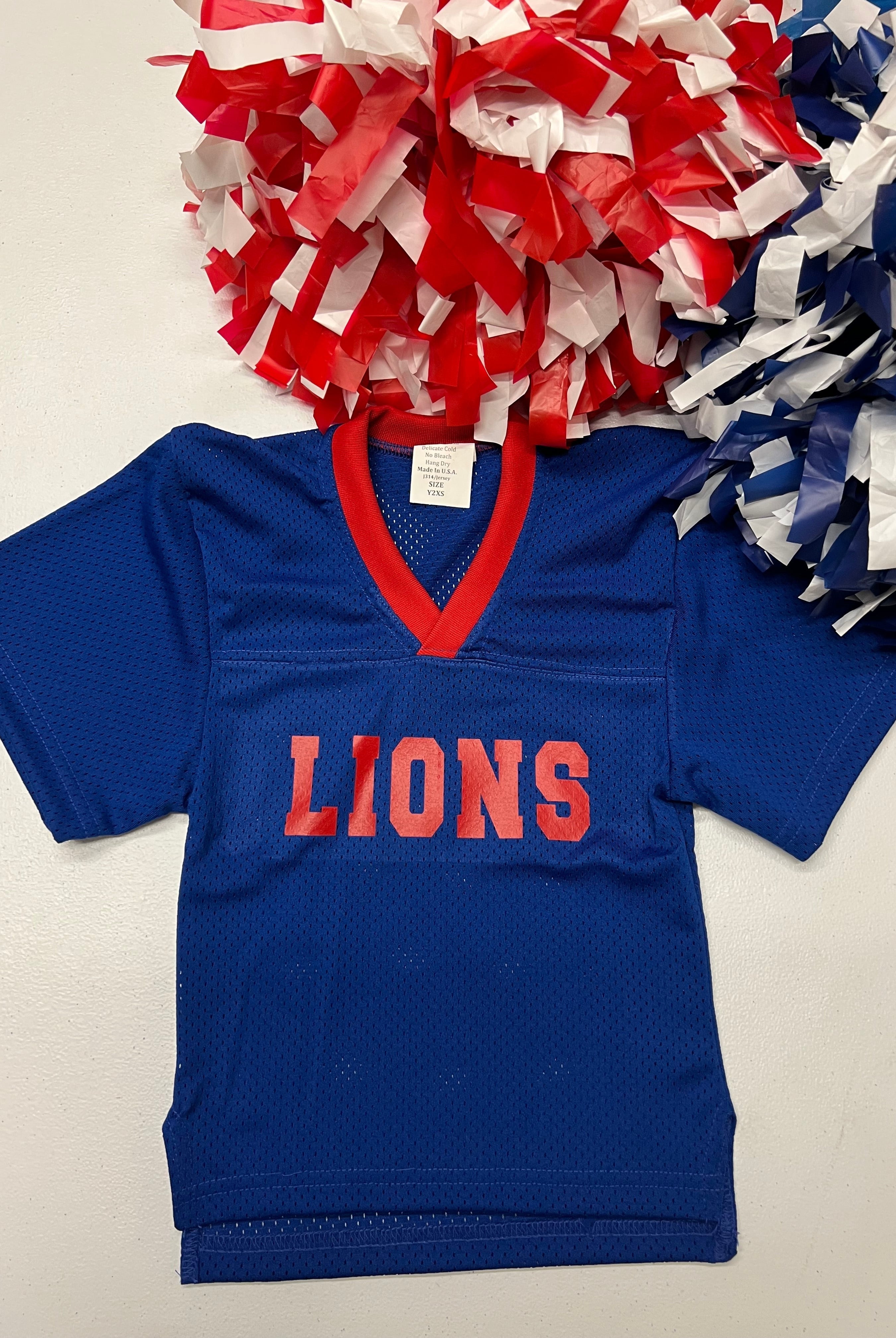 Lions Football Jersey-Kids-Deadwood South Boutique & Company-Deadwood South Boutique, Women's Fashion Boutique in Henderson, TX