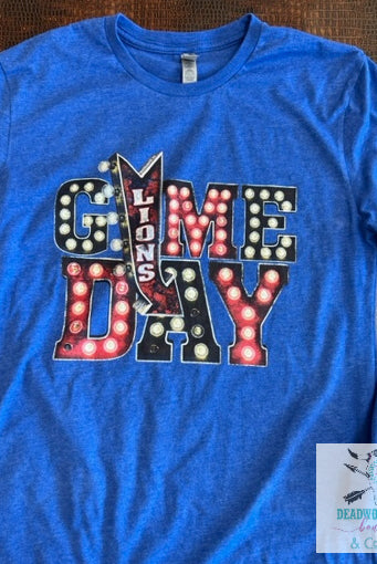 Game Day Longsleeve Graphic Tee-Graphic Tees-Deadwood South Boutique & Company-Deadwood South Boutique, Women's Fashion Boutique in Henderson, TX