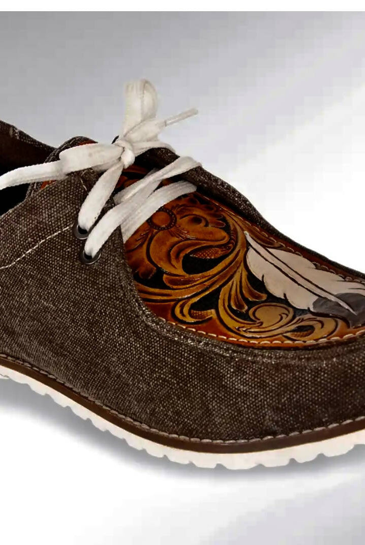 American Darling Feather Shoes-Slides-Vintage Cowgirl-Deadwood South Boutique, Women's Fashion Boutique in Henderson, TX