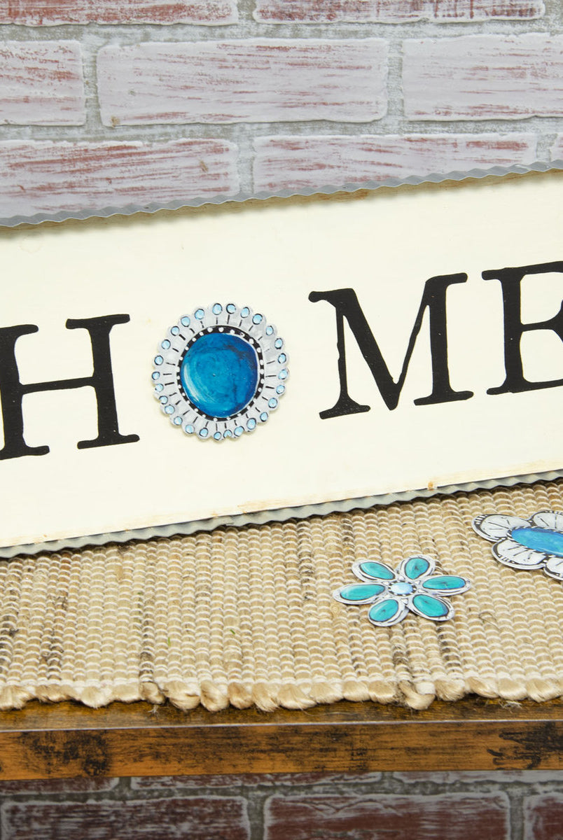 RTC Turquoise Flower Magnets-Home Decor & Gifts-Deadwood South Boutique & Company-Deadwood South Boutique, Women's Fashion Boutique in Henderson, TX