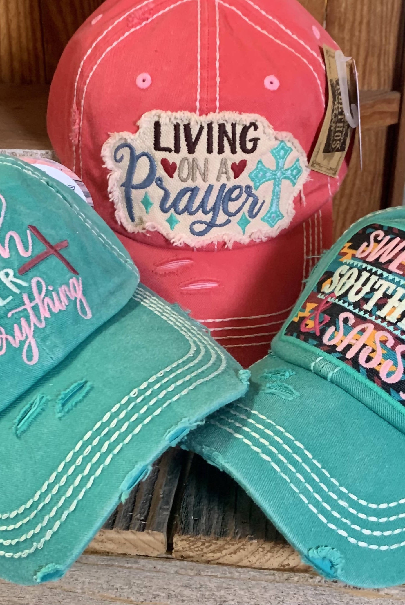 Summer Caps-Hats-Vintage Cowgirl-Deadwood South Boutique, Women's Fashion Boutique in Henderson, TX