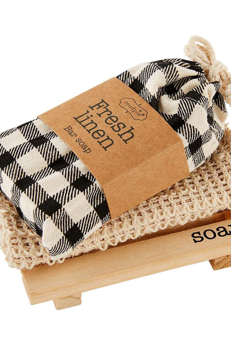 Mud Pie Buffalo Check Soap Set-Home Decor & Gifts-Deadwood South Boutique & Company-Deadwood South Boutique, Women's Fashion Boutique in Henderson, TX