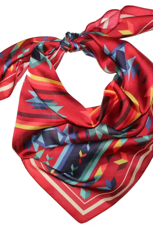 Red Pendleton Wild Rag-Wild Rags-Deadwood South Boutique & Company-Deadwood South Boutique, Women's Fashion Boutique in Henderson, TX