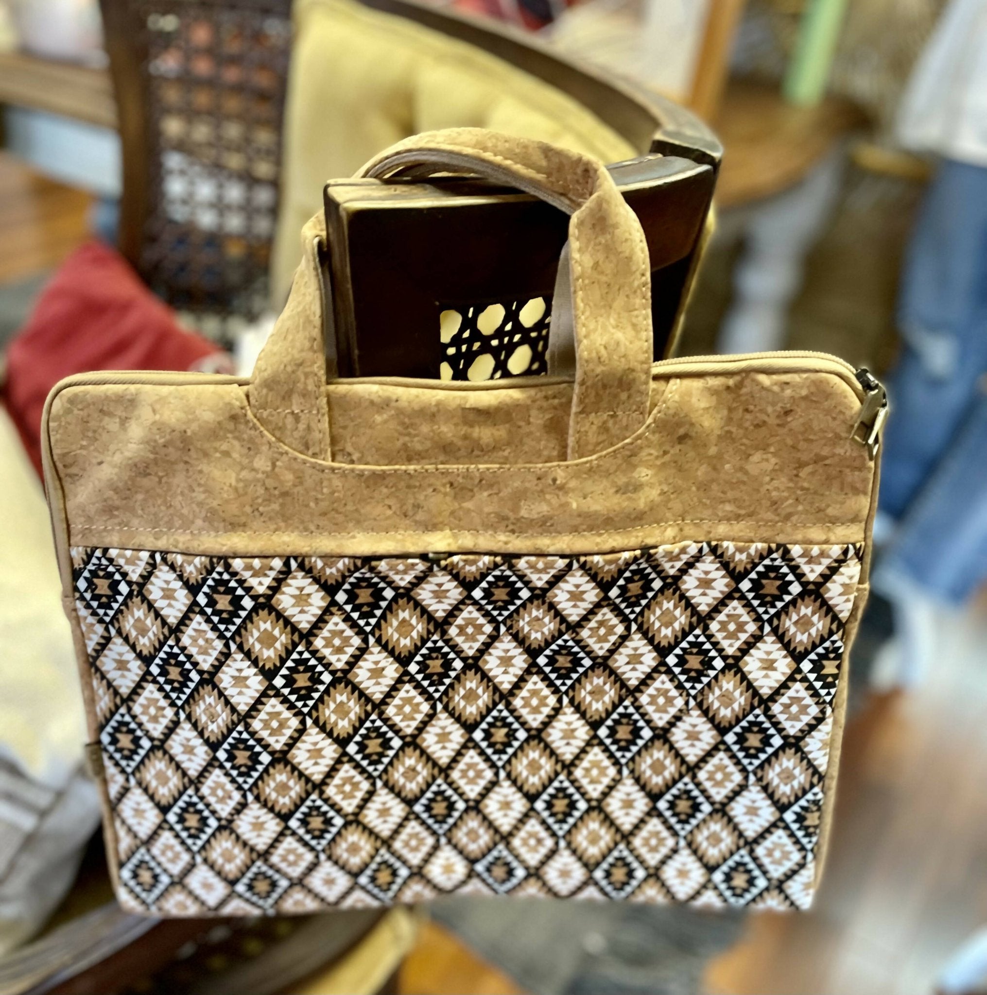 Cork Computer Bag - Deadwood South Boutique & Company LLC
