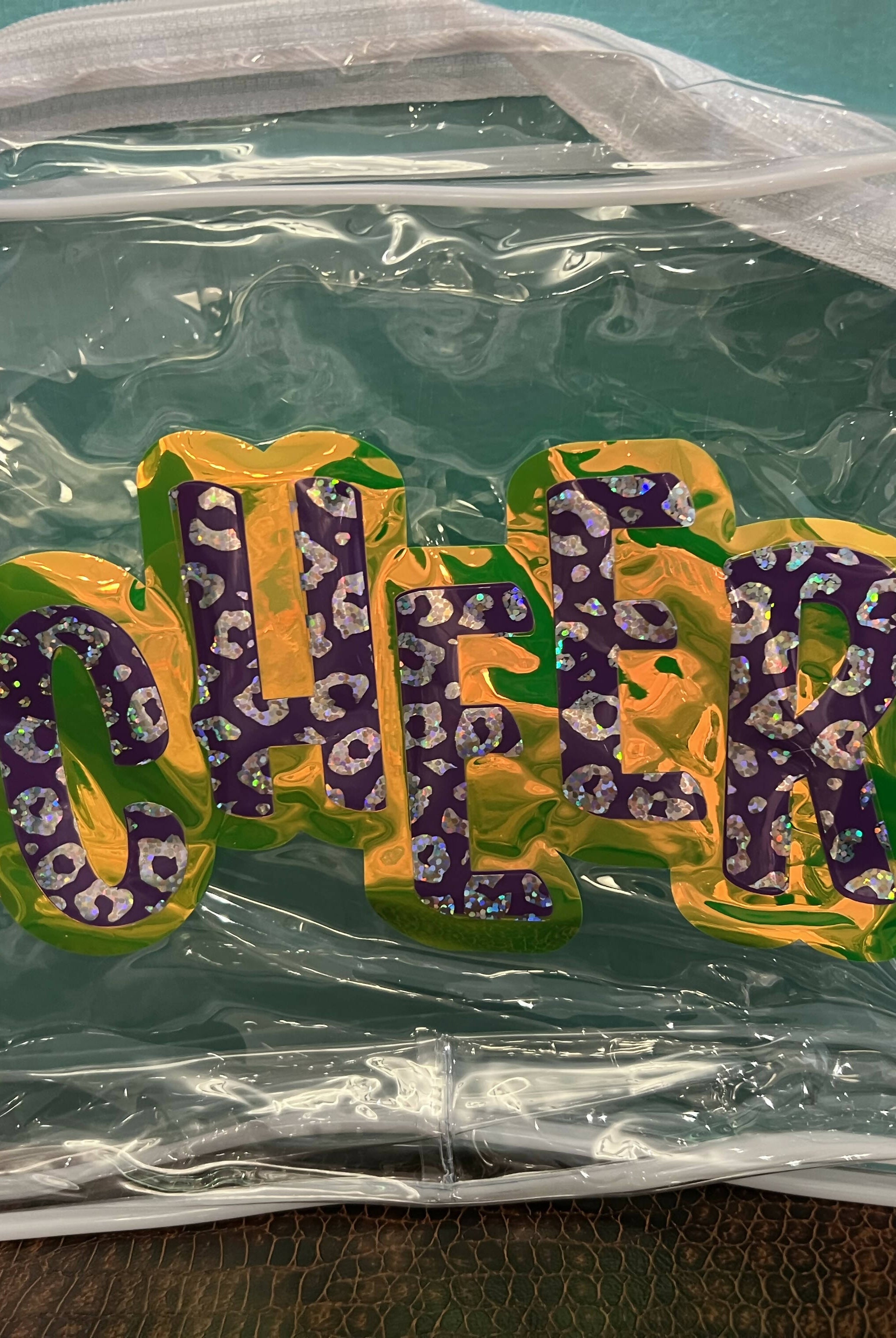 Cheer Makeup Bags-Makeup Bag-Faithful Glow-Deadwood South Boutique, Women's Fashion Boutique in Henderson, TX