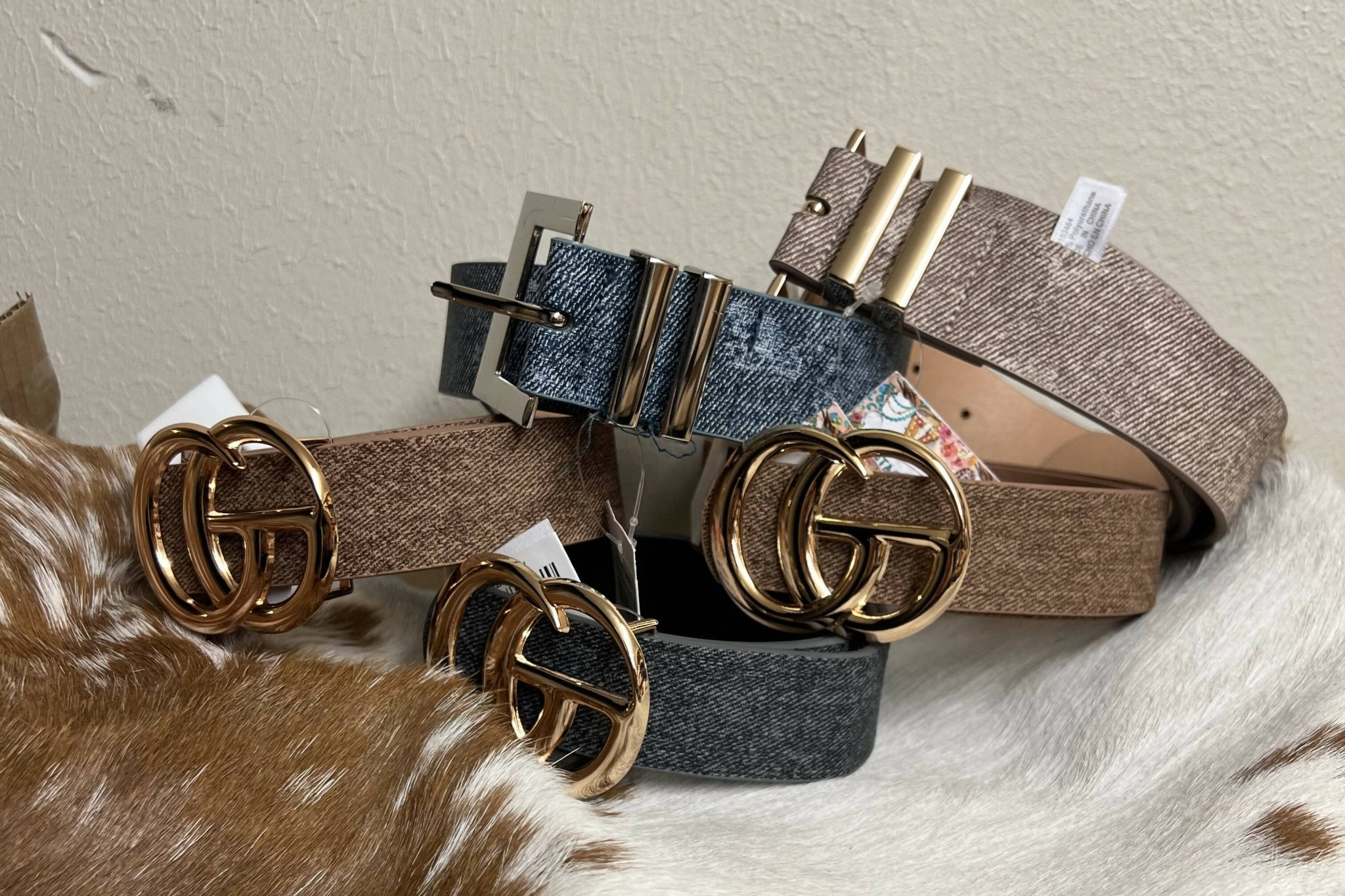 Denim Belts - Deadwood South Boutique & Company LLC