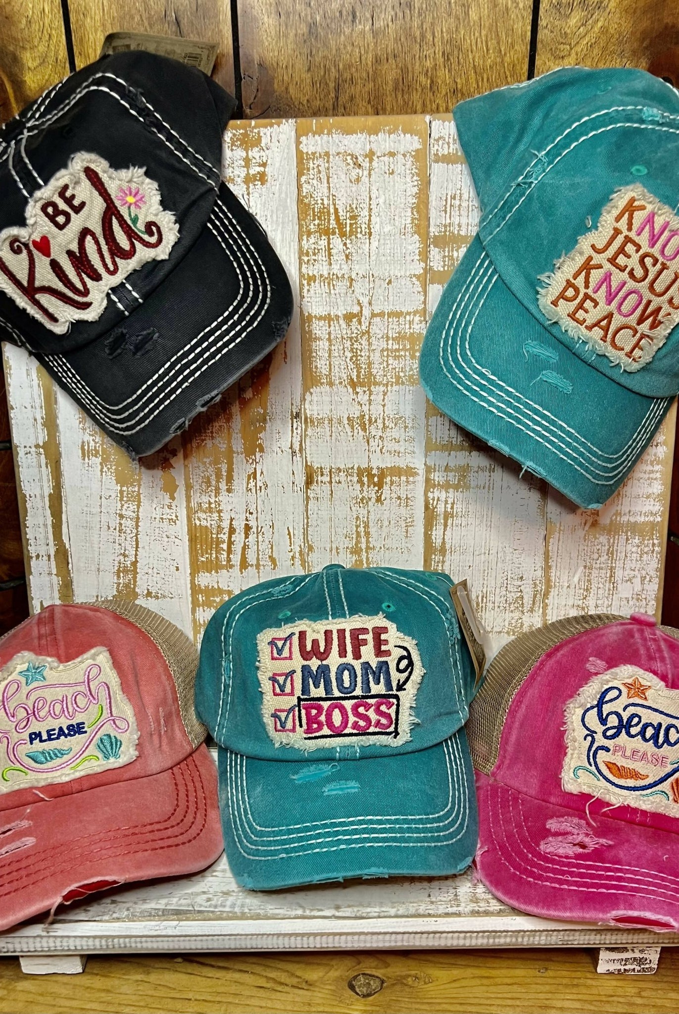 Denim Caps - Deadwood South Boutique & Company LLC