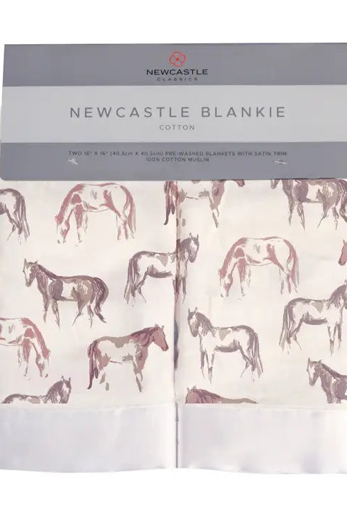 Wild Horse Cotton Muslin Security Baby Blankie-Kids-Deadwood South Boutique & Company-Deadwood South Boutique, Women's Fashion Boutique in Henderson, TX