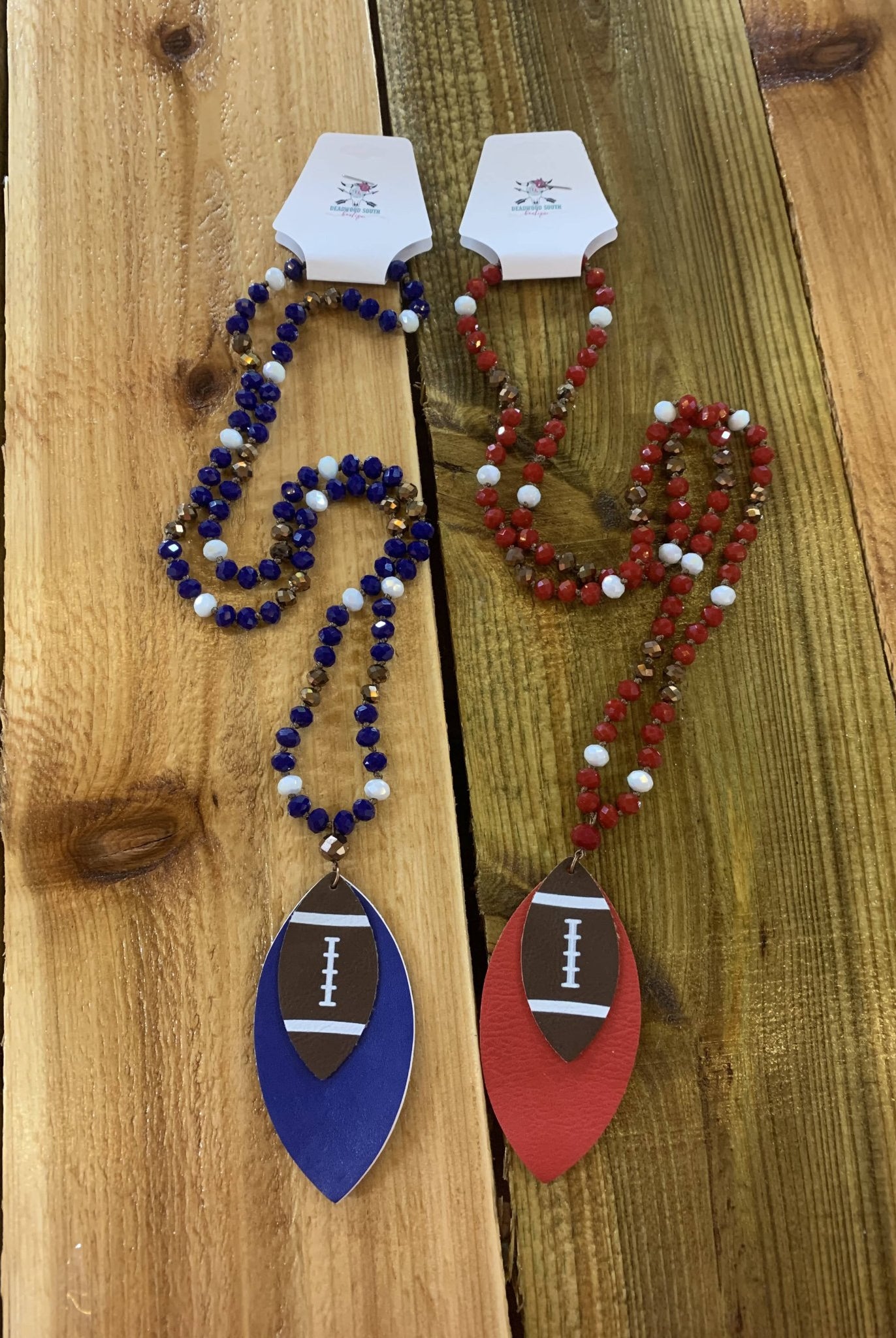 Football Necklaces - Deadwood South Boutique & Company LLC