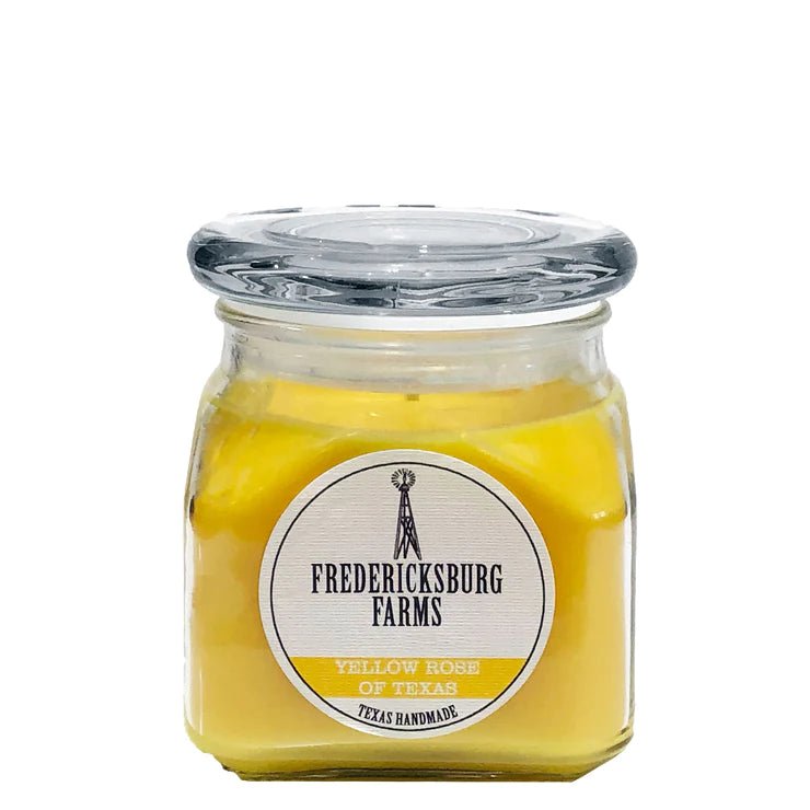 Fredericksburg Farms Yellow Rose of Texas 10oz Candle - Deadwood South Boutique & Company LLC