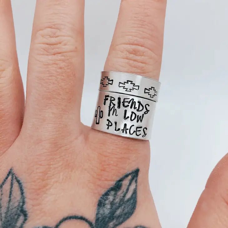 Friends In Low Places Ring - Deadwood South Boutique & Company LLC