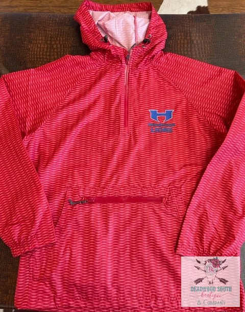 Henderson Lions Red Windbreaker - Deadwood South Boutique & Company LLC