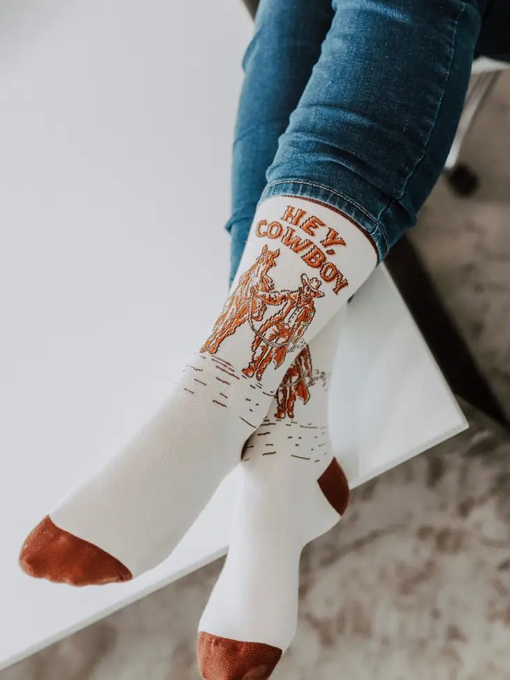 Hey Cowboy Socks - Deadwood South Boutique & Company LLC