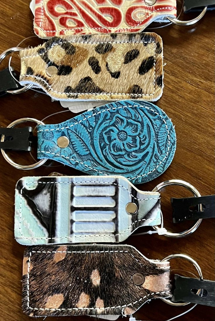 Leather Keychains - Deadwood South Boutique & Company LLC