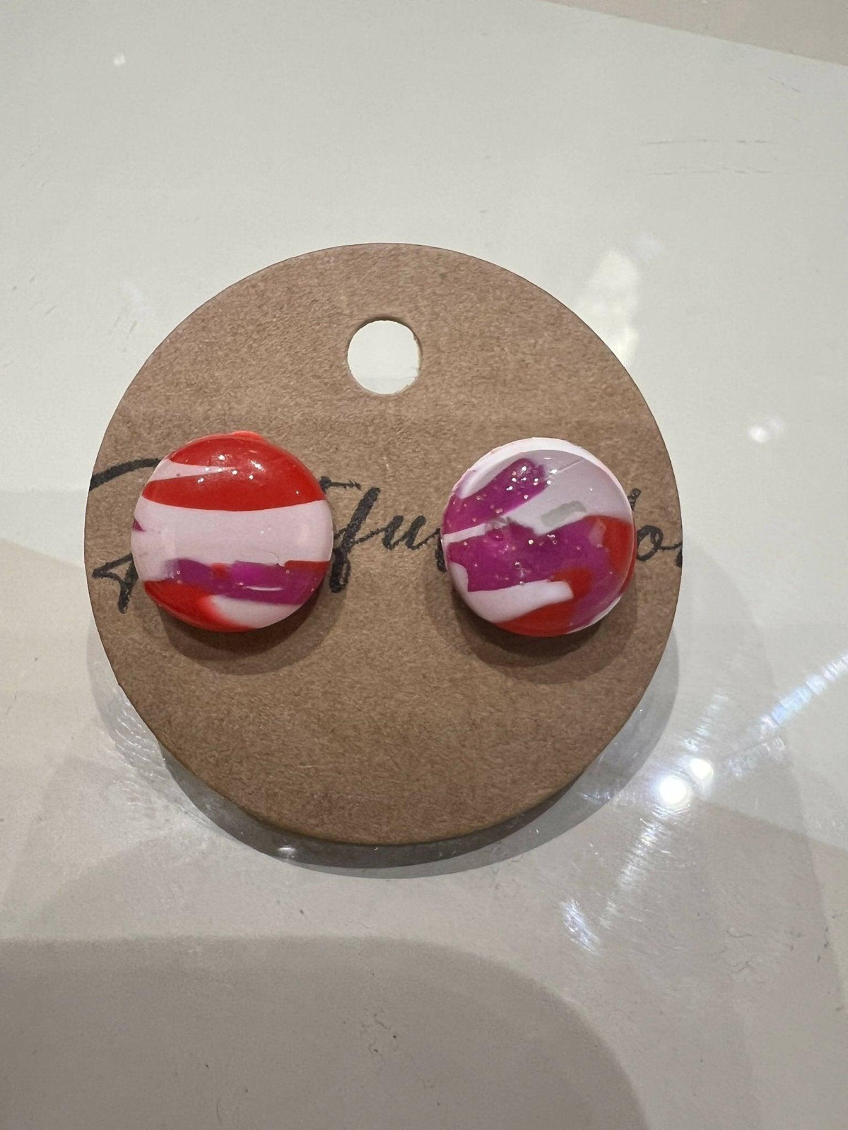 Medium Clay Stud Earrings - Deadwood South Boutique & Company LLC