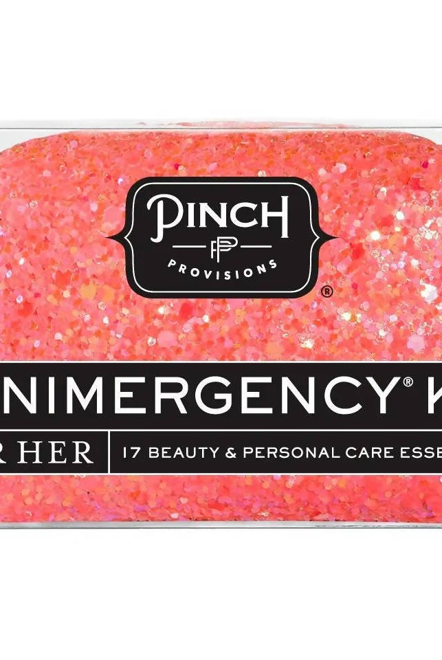 Minimergency Kit Coral Glitter - Deadwood South Boutique & Company LLC