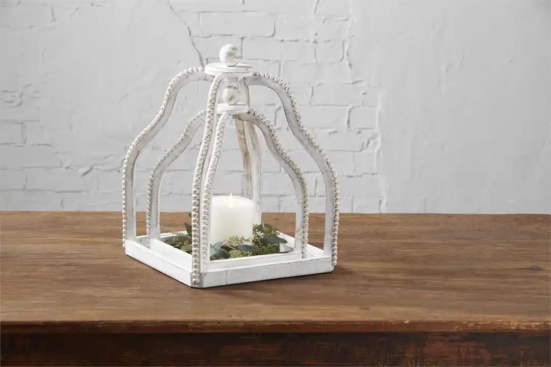 Mud Pie Beaded Lantern Set - Deadwood South Boutique & Company LLC